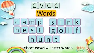 CVCC Words With Fun Short Vowel Sounds! Kidscademy