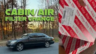 STOP PAYING THE DEALERSHIP TO CHANGE YOUR FILTERS! CHANGING THEM MYSELF ON MY LS 430.