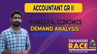 Managerial Economics Class 1  Demand Analysis