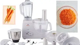 Food processor se gajar kisna hua aasan, carrot grate kare easily bina haath se mehnat kiye 
