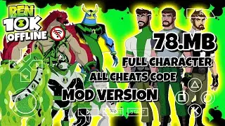 BEN 10K PPSSPP Android Offline HD Texture Mod Ben 10 Protector of Earth | Game BEN 10 PSP Gameplay