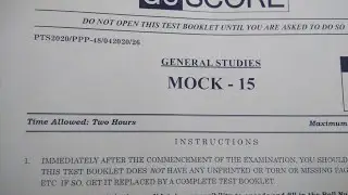 Upsc 2021prelims free test series