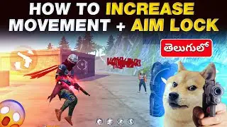 How to Increase Movement Speed🤔 ఈ Trick వాడితే Head కి Aim Lock అవ్వాల్సిందే!Tips&Tricks In Telugu