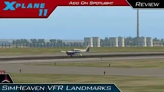 X Plane 11 | SimHeaven VFR Landmarks Scenery Freeware - Installation and Review