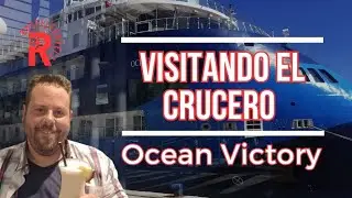 Visitando el #crucero Ocean Victory, de Alma Cruceros. #viajaconrosell #cruise #ocean #victory