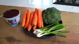 Carrot, Broccoli and Spring Onion Salad - Day 78 of 100 Days of Salad