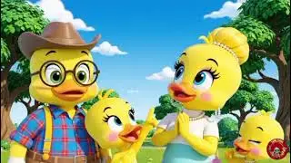 Korean | 오리 가족과 색깔 배우기 | Learning Colours with Duck Family