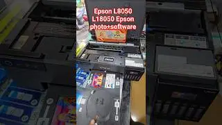 Epson L8050 L18050 L8100 pvc card Waterproof print kaise kare Epson photo+ Software #Epsonphoto+
