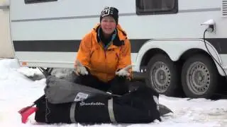 Anne-Vibeke Rejser giver gode r&aring;d til vintercamping i Hallingdal - kom godt frem og s&aelig;t fortelt op