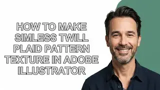 How to Make Simless Twill Plaid Pattern Texture in Adobe illustrator - KevinHowTo