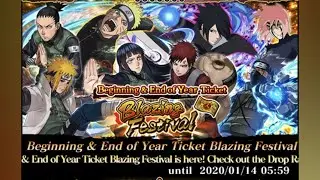 Naruto Blazing - [New Year 2020 Celebration] Blazing Festival Ticket Summons (10 Tickets)