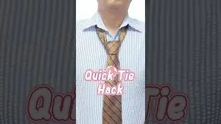 Quick Tie Hack Every Guy Should Know! #diy #tutorial #tips