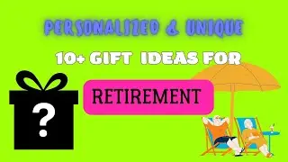 PERSONALIZED & UNIQUE RETIREMENT Gift Ideas | Gifts For Retired |Retirement Party Gift Ideas