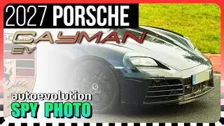 Porsche 718 Cayman EV 2027 года // ШПИОНИРОВОЧНЫЕ ФОТО