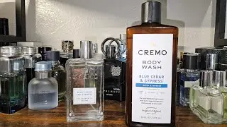Creme Blue Cedar and Cypress