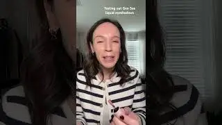 Демонстрация жидких теней для век Gen See