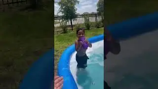 Mom catches dad and son not cleaning water slide after she told them to #shorts Reversed