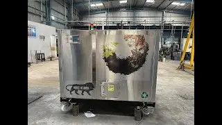 Organic Waste Compost Machine for Recycling Food and Organic, Biodegradable Waste