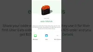 Uber Eats Promo code for free meal ($20 off)