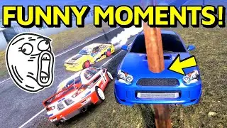 FUNNY MOMENTS, ACCIDENTS & CAR MEET - CarX Drift Racing Online