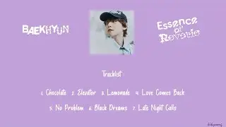 [TRACKLIST/LYRICS] FULL ALBUM BAEKHYUN 백현 - ESSENCE OF REVERIE Playlist with Lyrics (Han/Rom)
