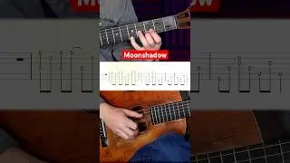 Moonshadow Cat Stevens Guitar Fingerstyle Tutorial #shorts #guitar