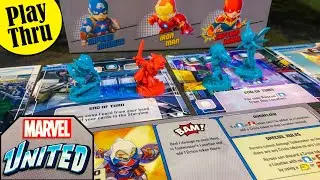 MARVEL UNITED Board Game Solo Play with Black Widow, Ant-Man, & Wasp vs Taskmaster