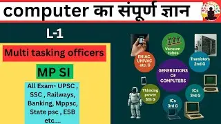 Generation of computer | computer generation in Hindi | कंप्यूटर की पीढ़ियां | कंप्यूटर की playlist