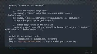 How to Send a Push Notification with Image & Badge Using Firebase in PHP