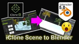 iClone Scene to Blender 360 panorama Tutorial #blender #iclone #3dscene #3danimation #tutorial