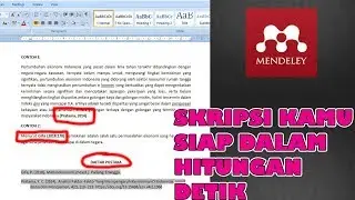 TUTORIAL Mendeley cara gampang bikin DAFTAR PUSTAKA dan PENGUTIPAN JURNAL/BUKU