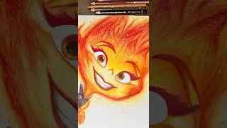 Learn to Draw Ember Lumen from Elemental in Simple Steps!