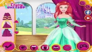 Barbie Princess Design   Barbie Princess Elsa Rapunzel Snow White Ariel Game for Kids