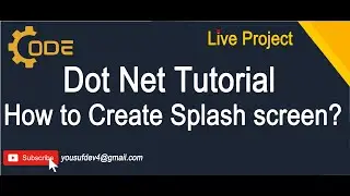 How to create a Splash Screen in C# 2022