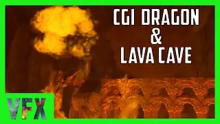 CGI Dragon & Lava Cave With Breakdown