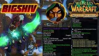 MOP Classic- Best Rogue PvP Gear and Stats Season 1 get ready!