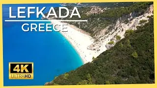 Greece 4K - Lefkada with relaxing music | Relaxation with beaches and ocean