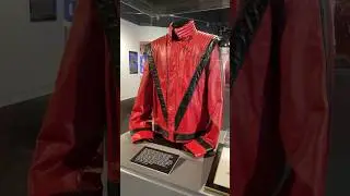 Michael Jackson Thriller Music Video Jacket In Person at The Grammys Museum in LA #music #thriller