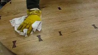 Woodworking how to repair, a kitchen table top, with a Dutchman wood joint,  by Jon Peters