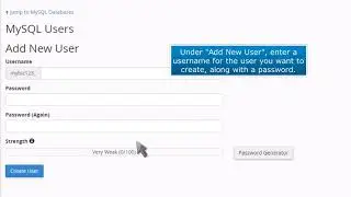 How to create a MySQL database user - plesk 12.5 tutorials - how to create mysql database and user