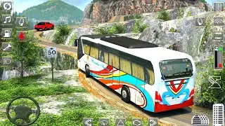 Offroad Coach Bus Driving Simulator 3D - Uphill Mobile Bus Transporter#2 - Android Gameplay