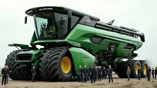 Комбайн John Deere Titan X9000 😱 | Концепт самой мощной сельскохозяйственной машины в мире 2026 года