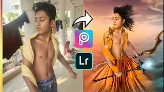 RAM navmi special photo editing in picsart//Jai Shree ram photo editing!!  ram navami photo editing