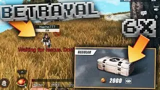 RULES OF SURVIVAL SQUAD GAMEPLAY!! BETRAYED BY MY TEAMMATE AT THE END!!