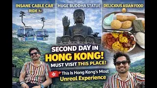 Is this the Scariest & Longest Cable Car Ride? To The World's Biggest Buddha!