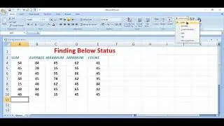 how to use sigma formula in ms excel