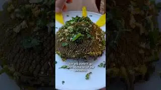 We ate an entire sunflower head...
