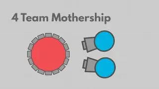 ARRAS.IO: DESTROY THE MOTHERSHIP - 4 TEAM MOTHERSHIP