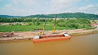 Two 500 Ton Cranes Lift 283,00 lbs