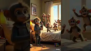5 Little Monkeys Jumping on the Bed #childrensmusic #childrenssongs #kidssongs